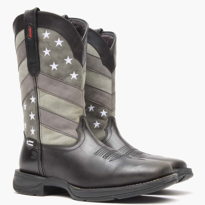 Rebel by Durango® Faded Black Flag Western Boot - 12