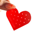 Red Heart Flat Back Travel Palette