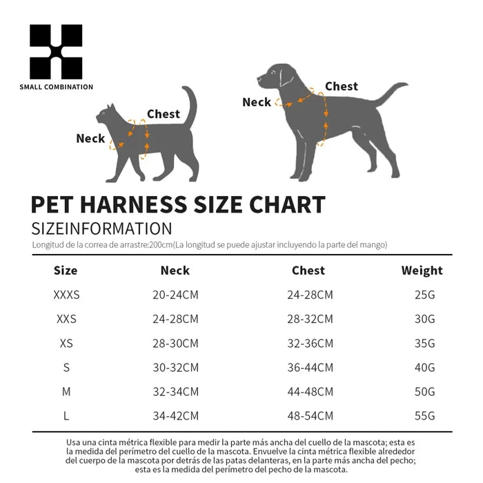 Reflective Air Mesh Dog Harness Leash Set