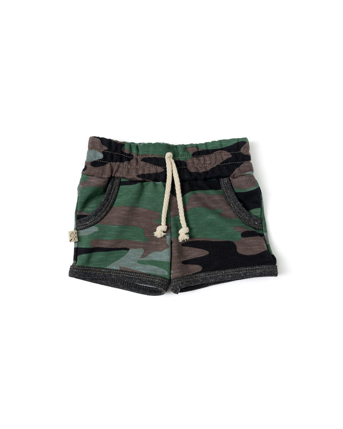 retro shorts CO - classic camo
