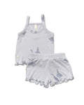 rib camisole set - geese