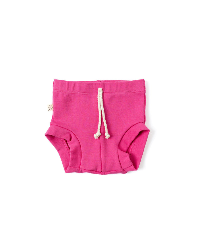 rib knit bloomers - punch