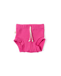 rib knit bloomers - punch