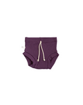 rib knit bloomers CO - black plum