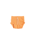 rib knit bloomers CO - creamsicle