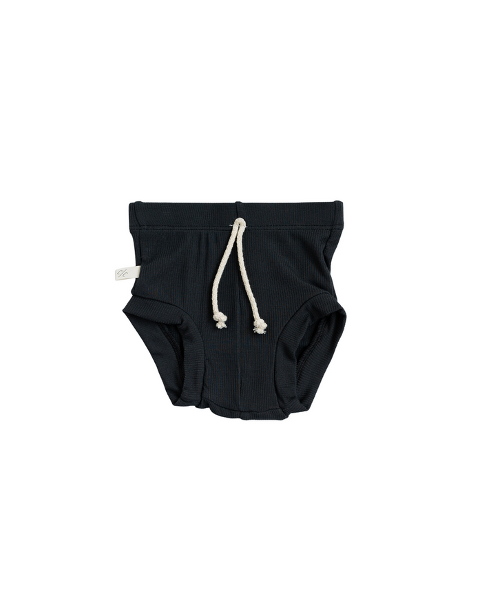 rib knit bloomers CO - midnight