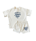 rib knit boy short set - cc athletic club on natural