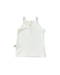 rib knit camisole - white