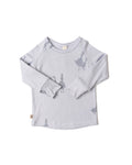 rib knit long sleeve tee - geese