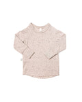 rib knit long sleeve tee CO - constellations on dove