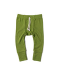 rib knit pant - clover