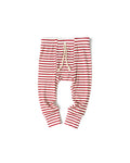 rib knit pant - peppermint stripe