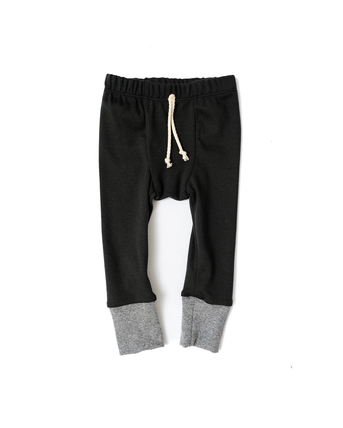 rib knit pant - shade - heather gray