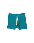rib knit shorts CO - aruba