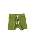 rib knit shorts CO - clover