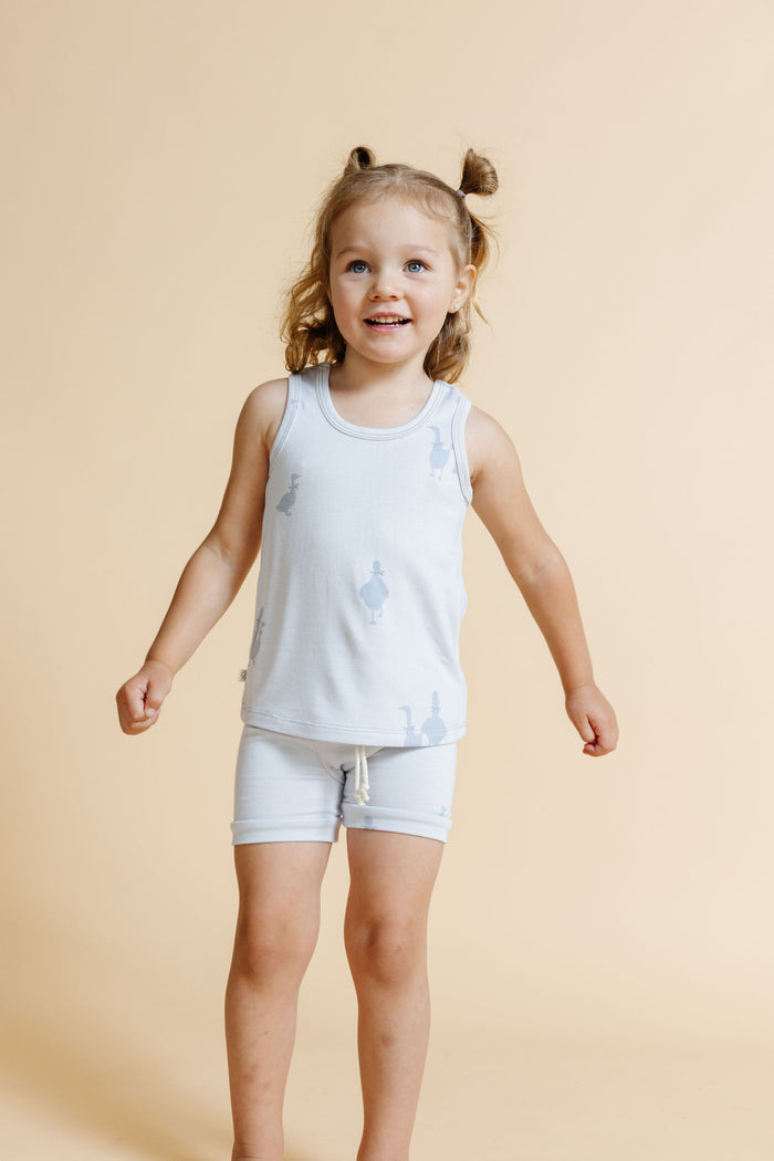 rib knit tank top - geese