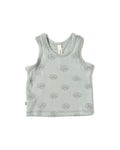 rib knit tank top - seashells