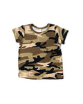 rib knit tee - camouflage