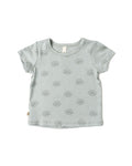 rib knit tee - seashells