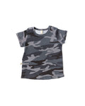 rib knit tee CO - black camo