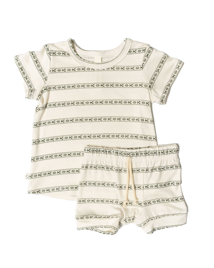 rib summer set - norfolk stripe
