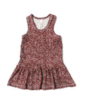 rib twirly tank dress - bloom