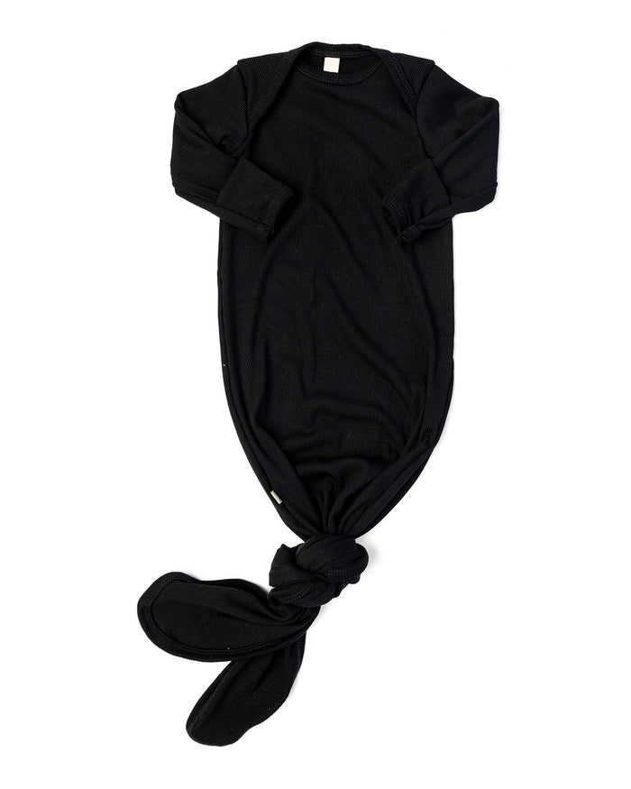 ribbed knotted sleeper CO - black