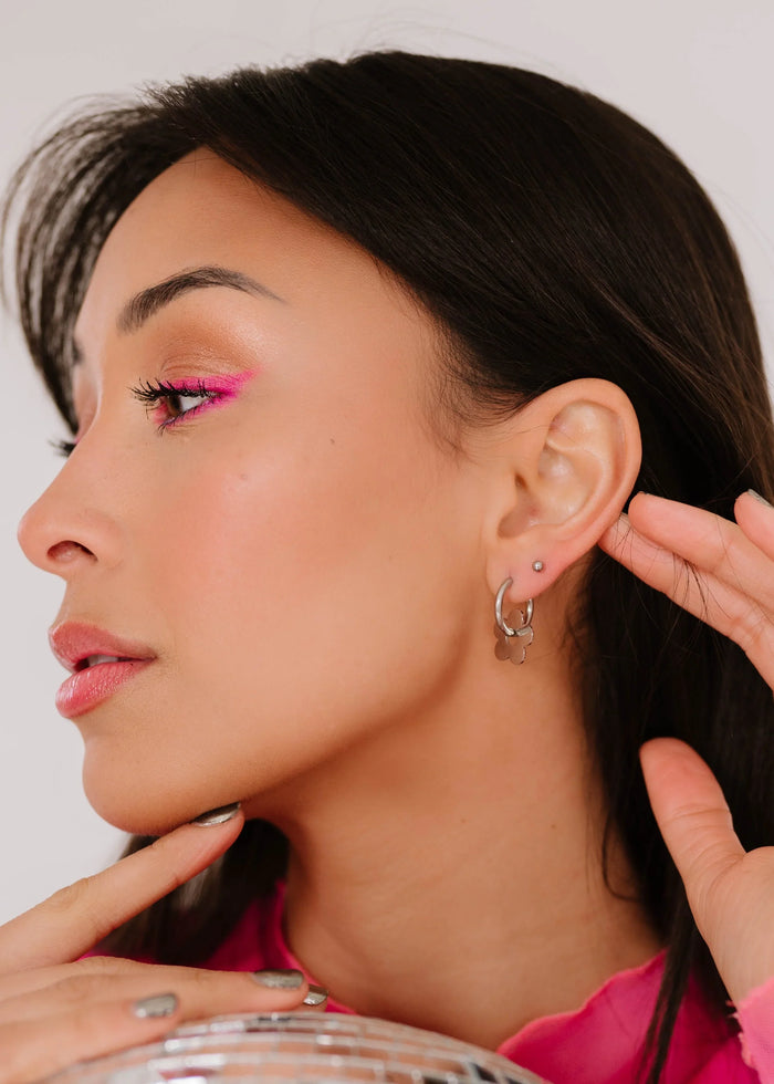 Ring Around the Daisy Hoop Earrings