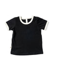 ringer tee - black