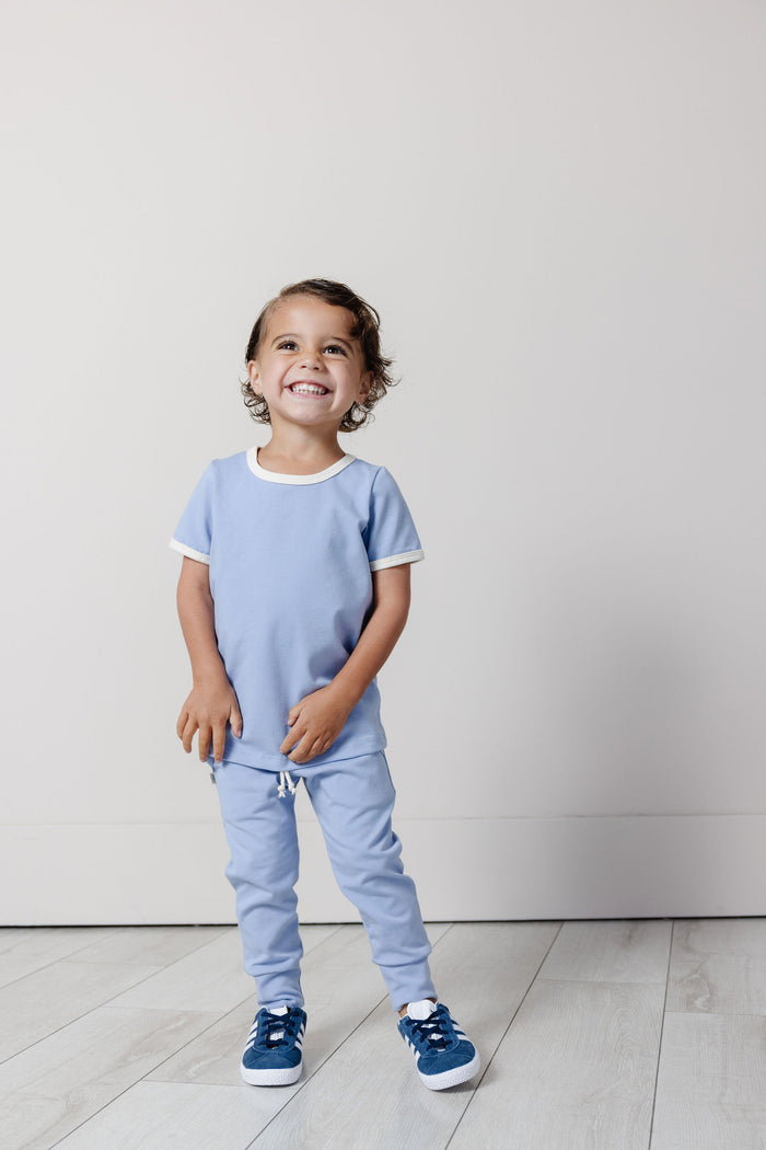 ringer tee - blue