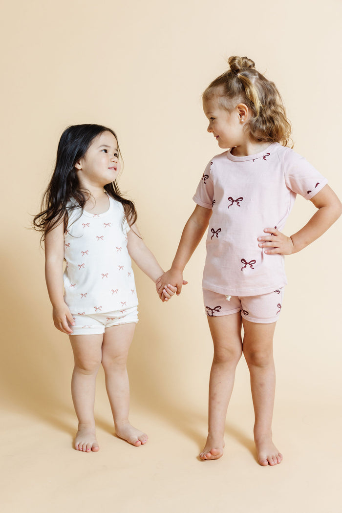 ringer tee  - classic bows