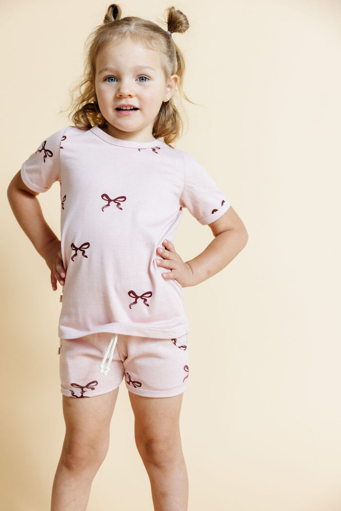 ringer tee  - classic bows