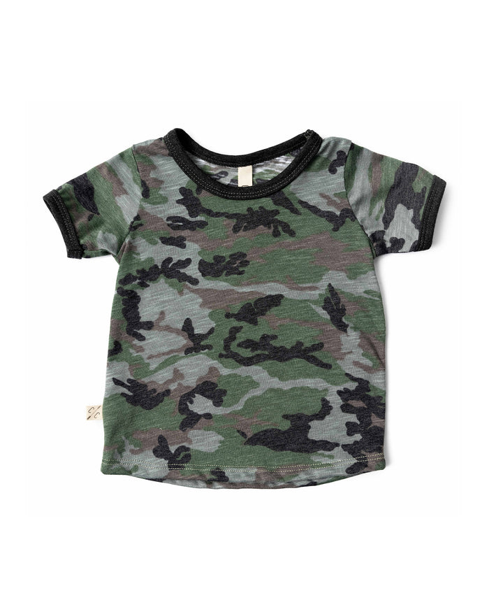ringer tee CO  - micro camo