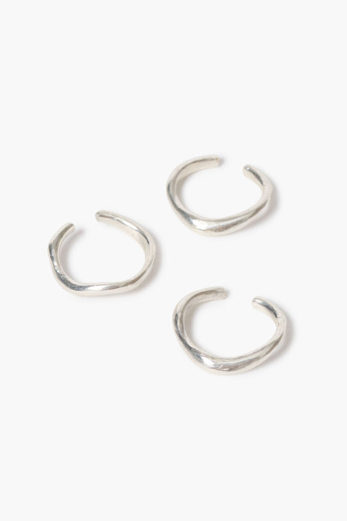 Ripple Toe Ring Set