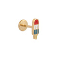 Rocket Pop Enamel Flat Back Stud