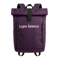 Roll Top Backpack With Side Zip Pocket
