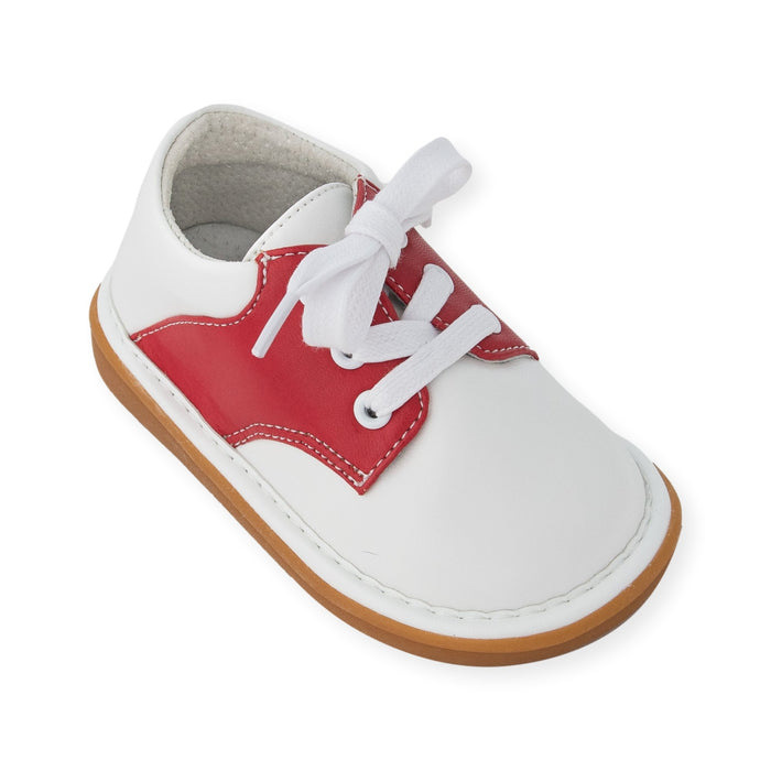 Rory Red Saddle Oxford Shoe - Wee Squeak