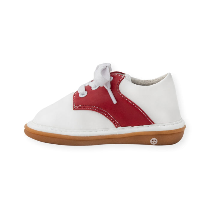 Rory Red Saddle Oxford Shoe - Wee Squeak