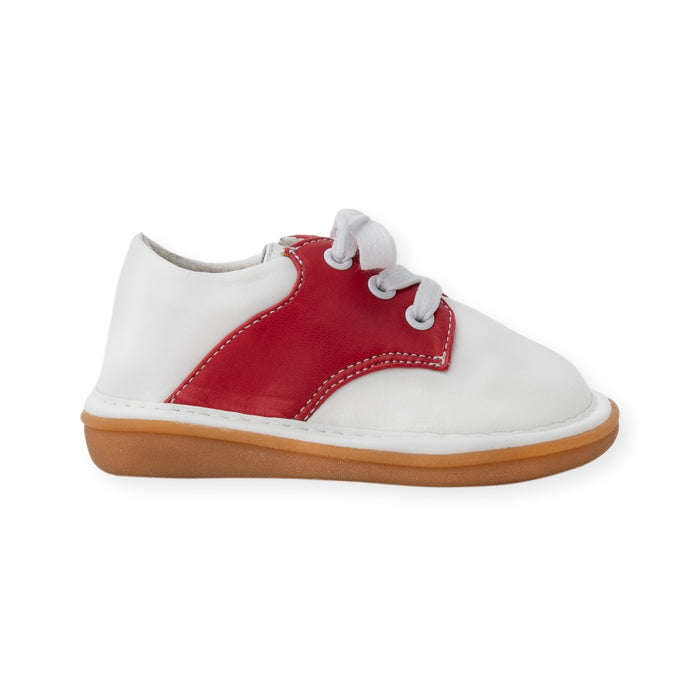 Rory Red Saddle Oxford Shoe - Wee Squeak