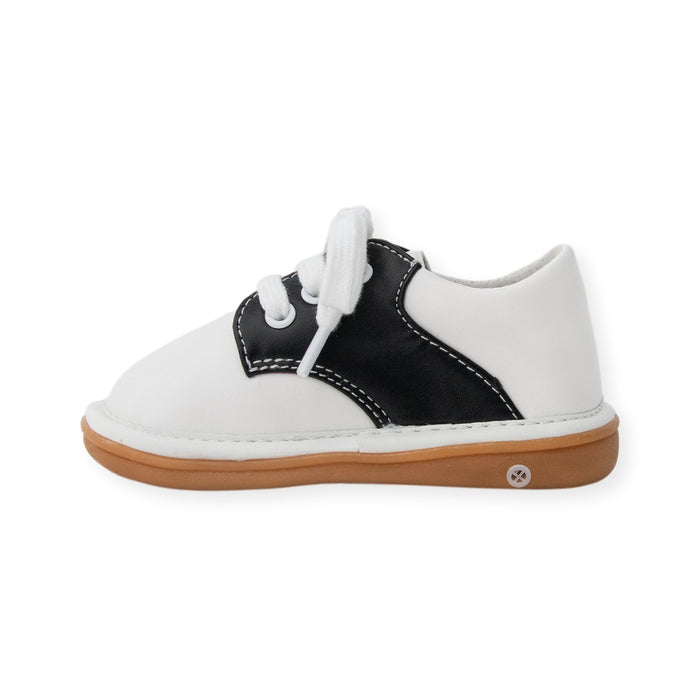Rory Black Saddle Oxford Shoe - Wee Squeak