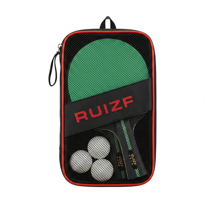 Ruizf Table Tennis Paddle Set With Carry Case