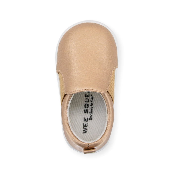 Sadie Gold Slip-On Shoe - Wee Squeak
