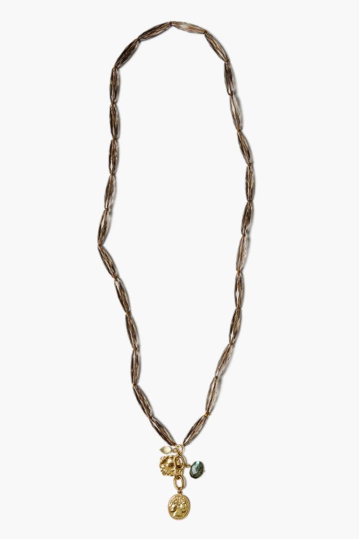 Salome Necklace Smoky Quartz