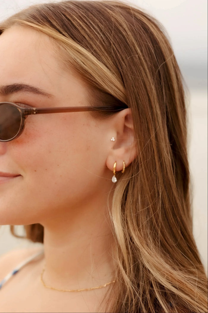 Saltwater Titanium Hoops