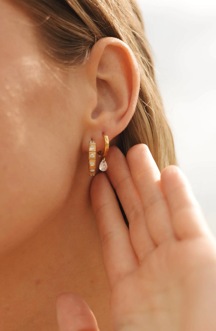 Saltwater Titanium Hoops