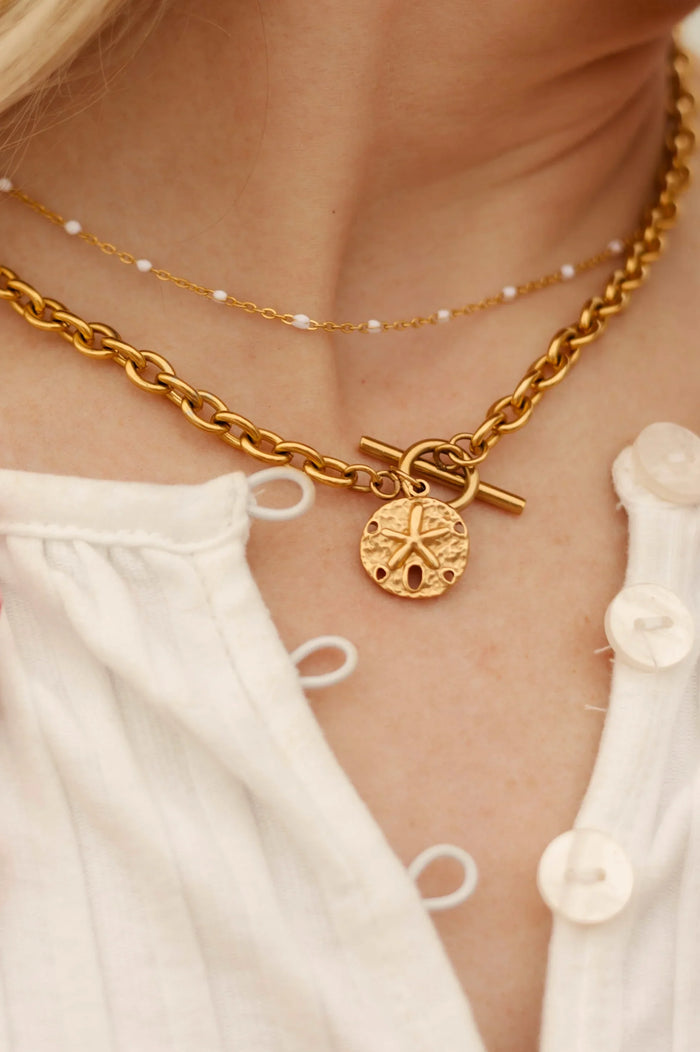 Sand Dollar Pendant Necklace