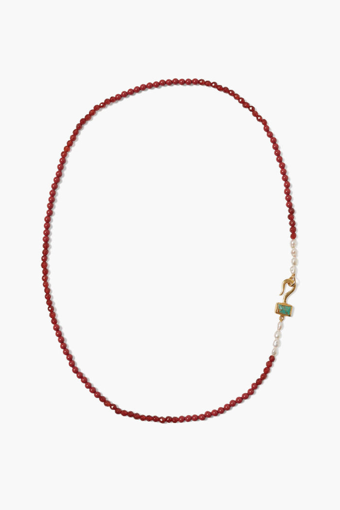Santos Necklace Carnelian Mix