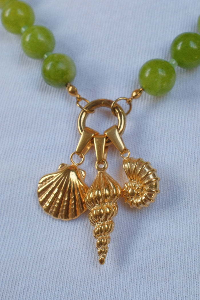 Scallop Shell Necklace Charm