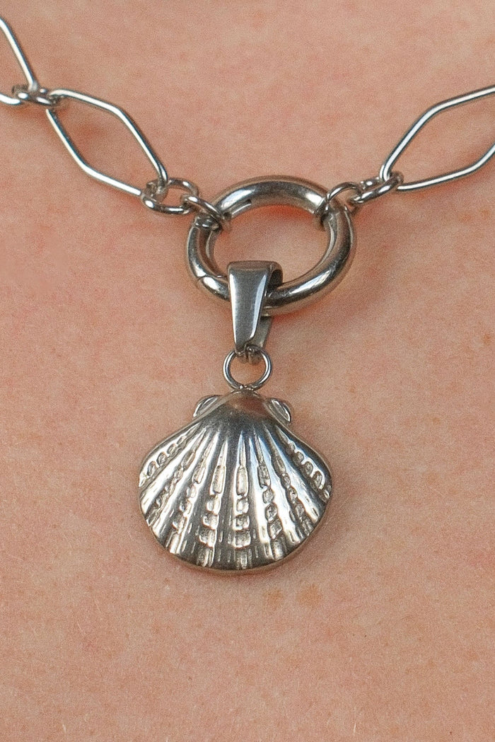 Scallop Shell Necklace Charm