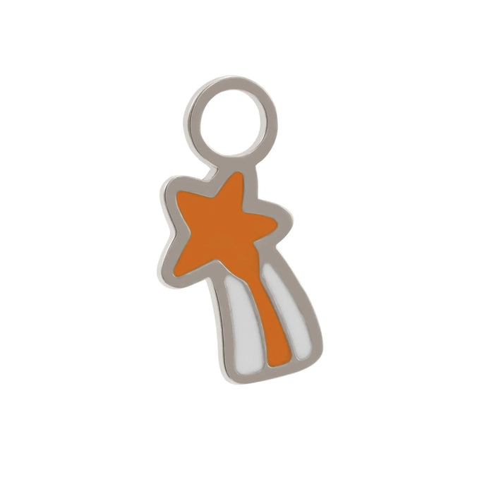 Shooting Star Hoop Charm